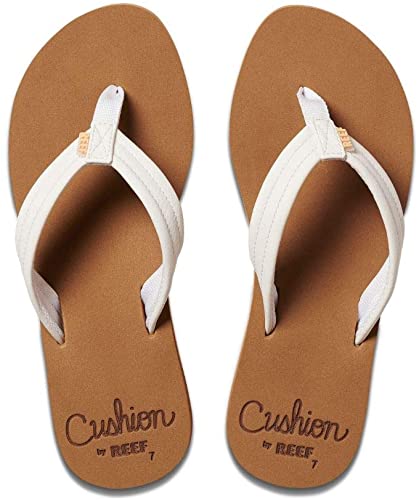 Reef Women's Sandals Cushion Breeze | Synthetic Nubuck Strap with Soft Webbing Liner