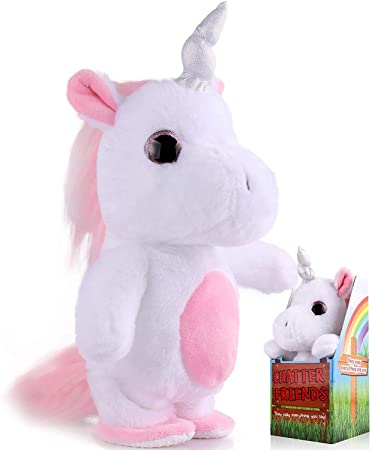 DANTENG Interactive Toys, Unicorn Toys That Move and Talk to Repeat What You say, Very Suitable for Your Birthday Gifts, Valentine Gifts,, etc. (Unicorn)…