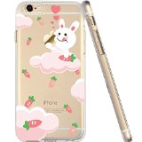 iPhone 6 Plus Case ESR Mania Series Protective Case Bumper Case Shock Absorbent Ultra ThinLight Weight Scratch-Resistant Perfect Fit Clear Soft TPU Back Cover for 55 inches iPhone 6 PlusYummy Bunny
