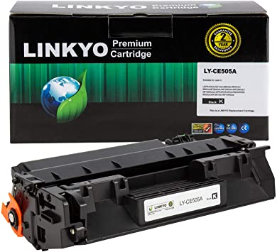 LINKYO Compatible Toner Cartridge Replacement for HP 05A CE505A (Black)