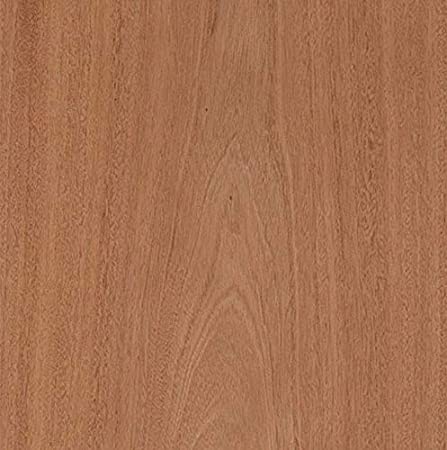 Edge Supply Mahogany Wood Veneer Sheet Flat Cut, 24” x 96”, Peel and Stick, “A” Grade Veneer Face – Easy Application with 3M Self Adhesive Veneer Sheet – Veneer Sheets for Restoration of Furniture