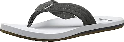 Quiksilver Men's Carver Suede 3 Point Flip Flop Athletic Sandal