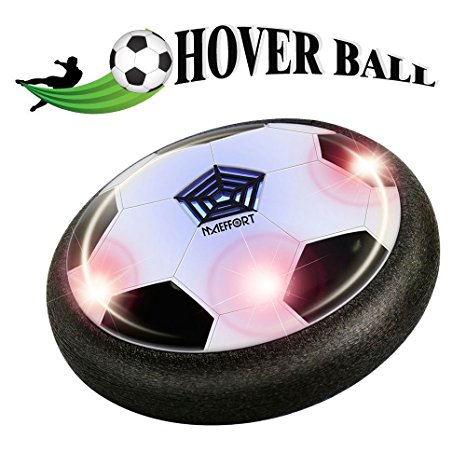Maeffort Kids Toys The amazing hover ball with powerful LED light Size 4 Boys Girls Sport Children Toys Training Football for indoor or outdoor with parents game