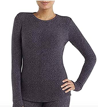 Cuddl Duds ClimateRight Long Sleeve Crew Stretch Fleece