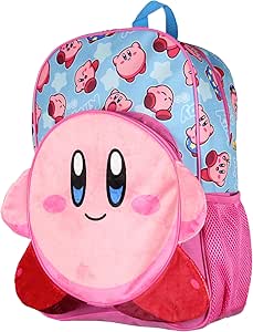 Nintendo 3-D Kirby Travel Backpack 16" Sublimated Print Bag