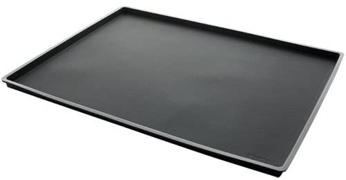 Lekue 12 by 16-Inch Non-Spill Baking Sheet, Black