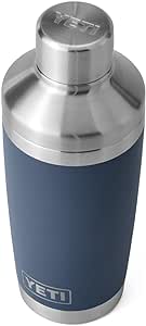 YETI Rambler 20 oz Cocktail Shaker, Stainless Steel, Vacuum Insulated, Navy