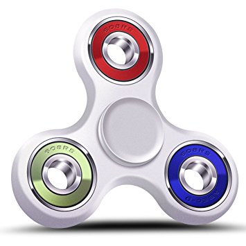 Biboom EDC Tri Fidget Spinner Finger Stress Reducer Toy 1-3mins Spinning Time for Boring, Anxiety, Focusing