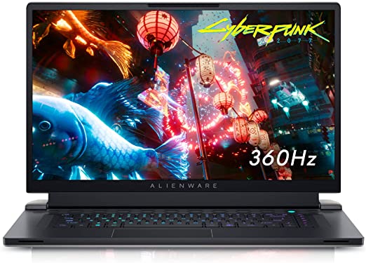 Alienware X17 R1 VR Ready Gaming Laptop - 17.3 inch 360Hz FHD 1080p Display, NVIDIA GeForce RTX 3060, Intel Core i7-11800H (11th Gen), 16GB DDR4 RAM, 1TB SSD, Wi-Fi 6, Windows 11 Home - Lunar Light