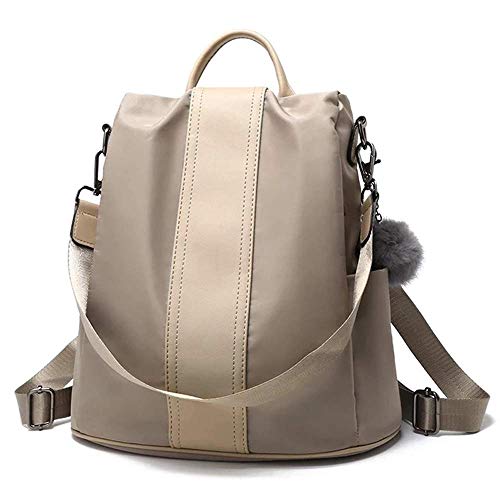 Women Backpack Purse Waterproof Anti-theft Nylon Rucksack Lightweight Convertible Casual Travel Shoulder Bag