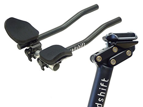 Redshift Switch Aero System - Quick-Release Clip-On Aerobars / Dual-Position Seatpost - Aluminum Extensions