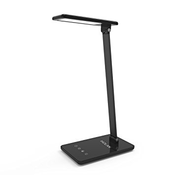LED Desk Lamps, Holan Table Lamp ( Ultrathin Aluminum Alloy, Dimmable Lighting Mode, Memory Function, Eye Care,Touch Control Pannel,1 Hour Auto Timer) for Reading/Study/Relaxation/Sleeping