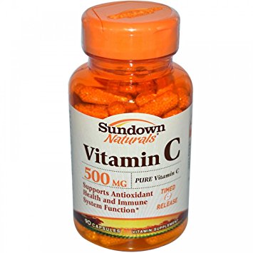 Sundown Naturals Vitamin C, 500 mg, 90 Capsules