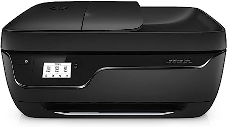 HP OfficeJet 3830 All-in-One Wireless Printer/Copier/Scanner/Fax, Instant Ink, Compatible with Alexa with XPI USB Printer Cable