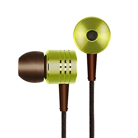 In-Ear Universal Earphone S-Gear 770 headphones Headset Earbuds Microphones Cell Phones Music Stereo Sound Yellow