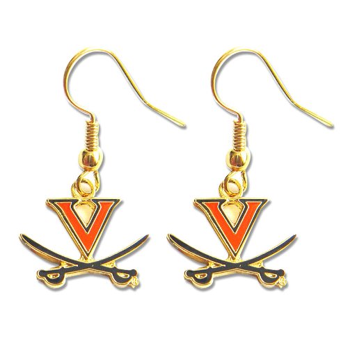 Virginia Cavaliers Dangle Logo Earring Set Ncaa Charm Gift