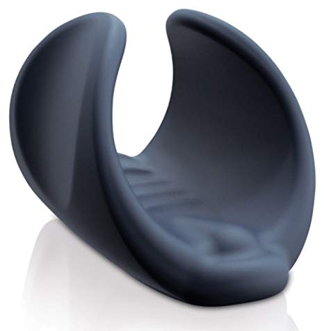 New Frenulum Stimulator Male Masturbation Digital Vibrator Sleeve - FlexFit Wings for Personalized Fit - Body-Safe Silicone - Great for Partner Play Too - Travel Ready!