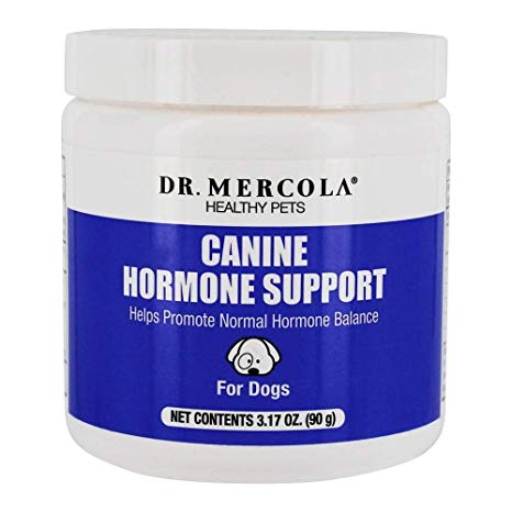 Dr. Mercola, Canine Hormone Support, for Dogs, 3.17 oz. (90 g), Helps Support Natural Hormone Balance, Non GMO, Soy-Free, Gluten Free