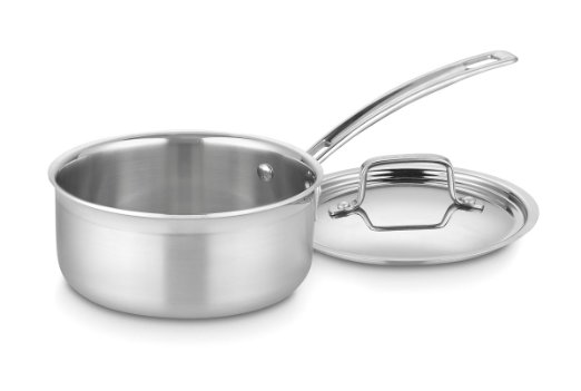 Cuisinart MCP19-16N MultiClad Pro Stainless Steel 1-12-Quart Saucepan with Cover