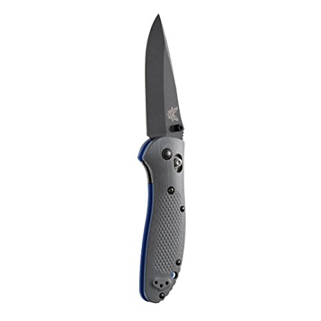 Benchmade - Griptilian 551-1, Plain Drop-Point, Gray Handle