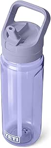 YETI Yonder 750 ml/25 oz Water Bottle with Yonder Straw Cap, Cosmic Lilac