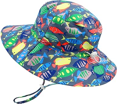 Baby Boy Sun Hat UPF 50  Toddler Girl Summer Bucket Hats Sun Protection Kid Outdoor Beach Play Cap for 6M-6T