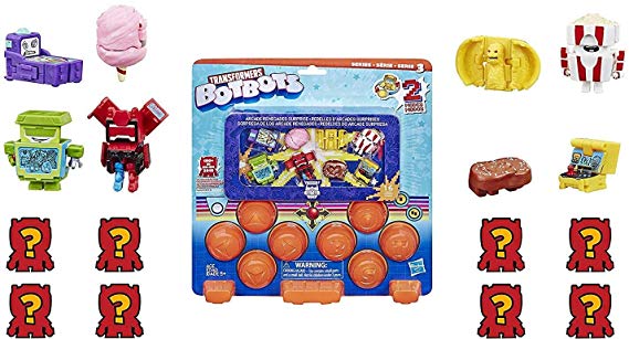 Transformers Toys Botbots Arcade Renegades Surprise 16 Figures - Mystery 2-in-1 Figures - Kids Ages 5 & Up (Styles & Colors May Vary) by Hasbro