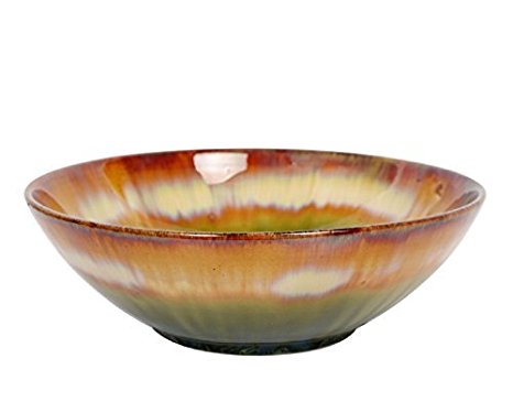 Hosley's 9" Diameter Ceramic Bowl. Perfect for everyday use, wedding, events, aromatherapy,Spa, Reiki, Meditation.