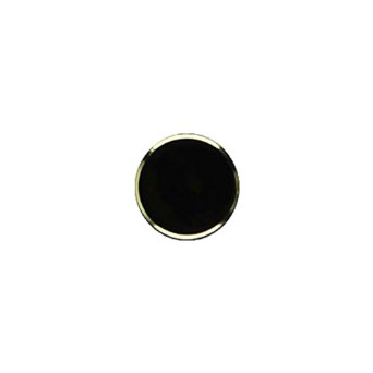 Uhippo Home Button Sticker(Support Fingerprint Indentification System)for iPhone 5s iPhone 6/6s iPhone 6/6s plus iPad Mini 3/4(Gold Ring Black Button)