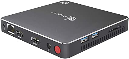 Mini PC, Windows 10 Pro Beelink T34 6G RAM 128GB SSD with Intel Celeron N3450 Processor, 2.4G/5G Dual WiFi/Gigabit Ethernet/ 4K HD/Dual HDMI/USB 3.0/BT-4.0, Support Auto Power On