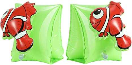 MoKo Inflatable Swim Floater Sleeves for Kids, Cartoon Swimiming Armbands Floaties Water Wings Floatation Sleeves, Pool Water Sports Learning Swim Training Aids