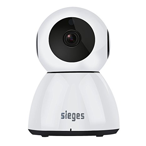 SIEGES HD 1080P Cloud Wireless WiFi IP Camera Home Security Surveillance System Motion detection Pan/Tilt Day Night Vision With IR-CUT Two-way Audio In Home Video Monitoring, Fit Pet / Baby monitoring, Nanny cam, Business monitoring, Security