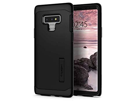 Spigen Slim Armor Galaxy Note 9 Case with Kickstand and Air Cushion Technology for Galaxy Note 9 (2018) - Black