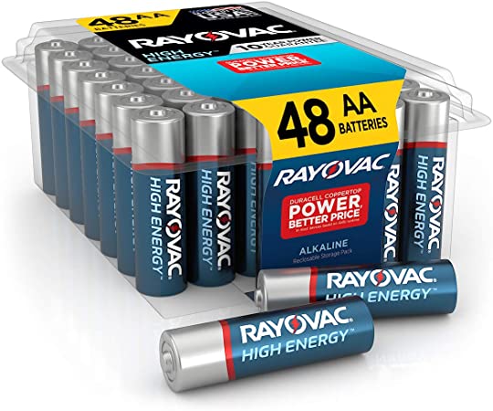 RAYOVAC RVC81548PPTF, Alkaline Batteries Reclosable Pro Pack (AA, 48-Pack)