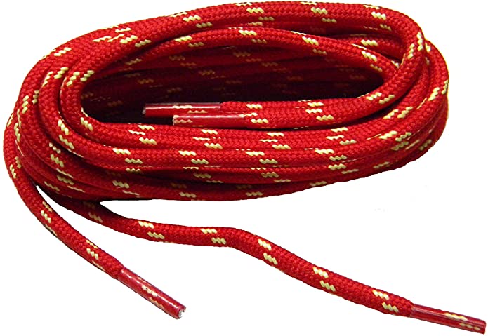 Red w/Natural Yellow Kevlar(R) proTOUGH(TM) Boot Shoelaces -(2 Pair Pack)