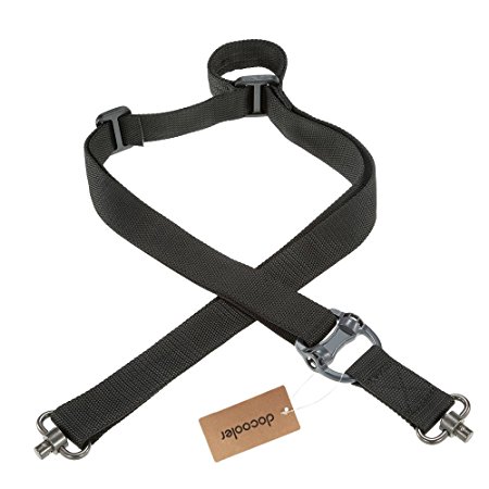 Docooler Military Tactical Safety Two Points Outdoor Belt QD Series Sling Adjustable Strap
