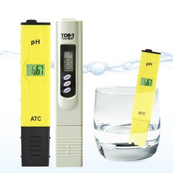 Ph & TDS Meter Set, Combo of ±0.1ph High Accuracy Ph Meter and ±2% Readout Accuracy TDS Meter