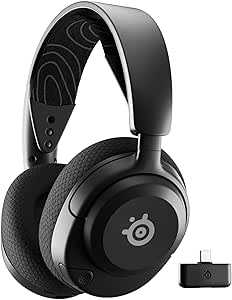 SteelSeries Arctis Nova 5 Wireless Multi-System Gaming Headset — Neodymium Magnetic Drivers — 100  Audio Presets — 60 HR Battery — 2.4GHz or BT — ClearCast Gen2.X Mic — PC, PS5, PS4, Switch, Mobile