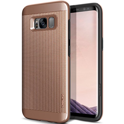 Obliq Meta Case with Slim Design Impact and Shock Absorbing protection Cover for Samsung Galaxy S8 (2017) - Copper Gold