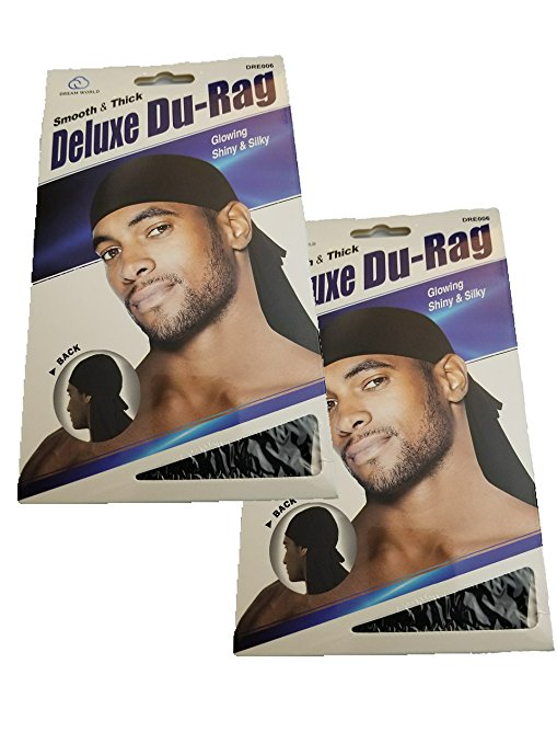 Deluxe Du-rag Smooth & Thick #007 BLACK