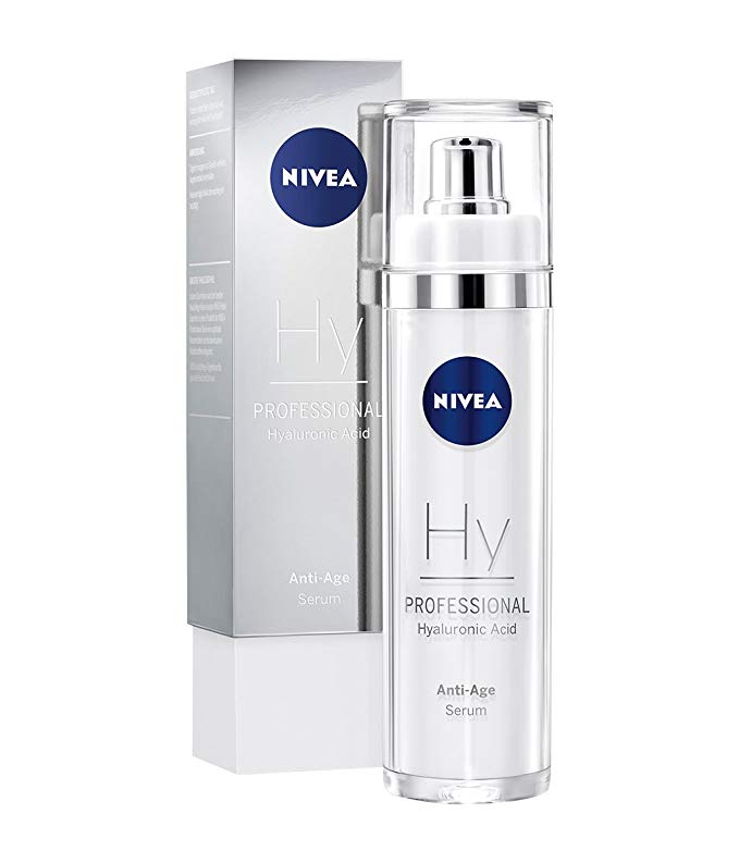 NIVEA PROFESSIONAL Hyaluronic Acid Face Serum (1 x 50 ml), Effective & Intensive Anti-Ageing Serum, Nourishing Hyaluron Anti-Ageing & Moisturising Anti-Wrinkle Cream for Long-Lasting Effects