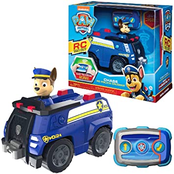 Paw Patrol 6054190 Chase Remote Control Police Cruiser with 2-Way Steering, for Kids Aged 3 and Up, Multicolour