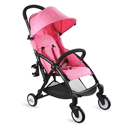 Baby Stroller Light Weight Stroller Portable Stroller(Pink) - Tiny Wonders