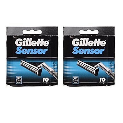 Gillette Sensor Refill Blade Cartridges, 20 Count