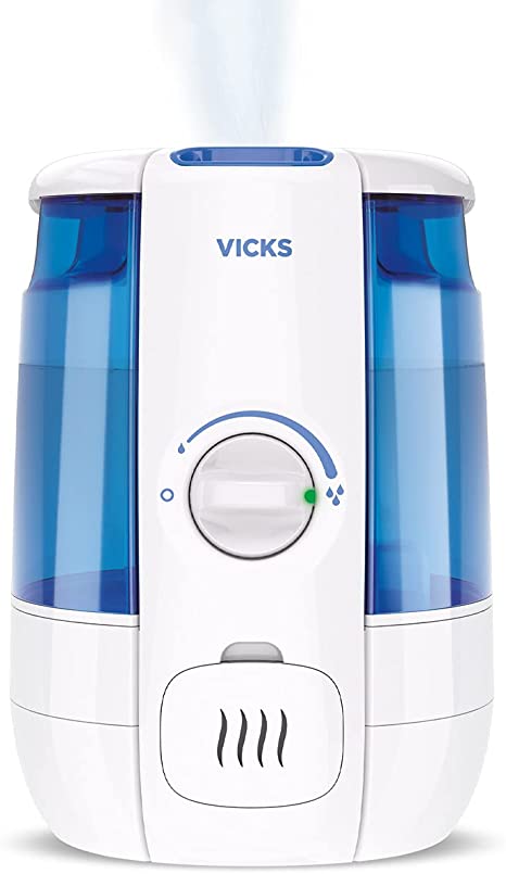 Vicks VUL600C CoolRelief Filter Free Cool Mist Humidifier, White