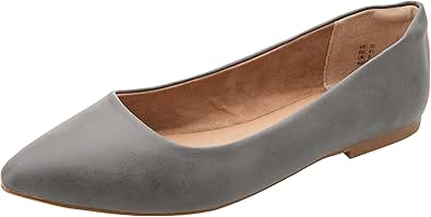 Amazon Essentials Women's Pointed-Toe Ballet Flat