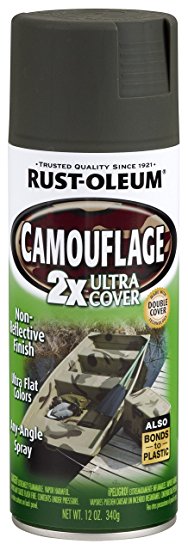 Rust-Oleum 279175 Specialty Camouflage Ultra Cover 2X Spray Paint, 12-Ounce, Deep Forest Green