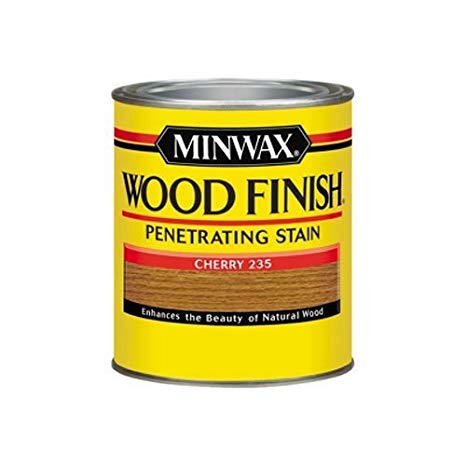 Minwax 70009444 Wood Finish Penetrating  Stain, quart, Cherry