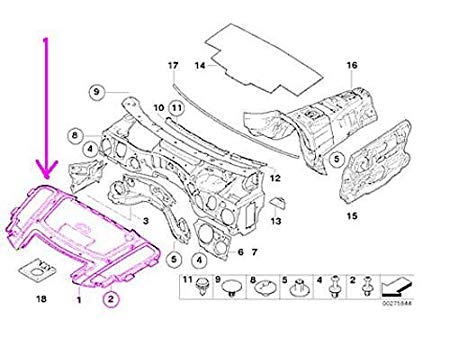 BMW 3-series (06-11) Hood Liner GENUINE