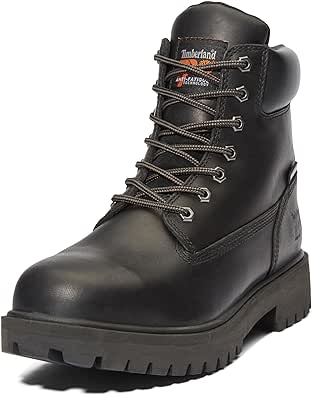 Timberland PRO men's Direct Attach 6 Inch Steel Safety Toe Insulated Waterproof Industrial Work Boot